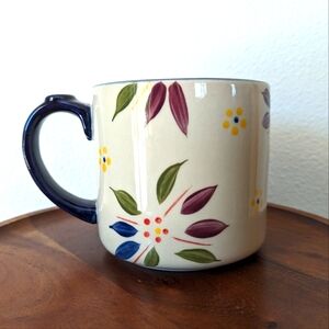 Temp-tations by Tara Old World Large 20oz Mug/Cup/Bowl In Blue And White